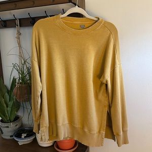aerie mustard yellow sweater!